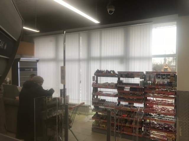 Вертикальные жалюзи в магазине в Орехово-Зуево