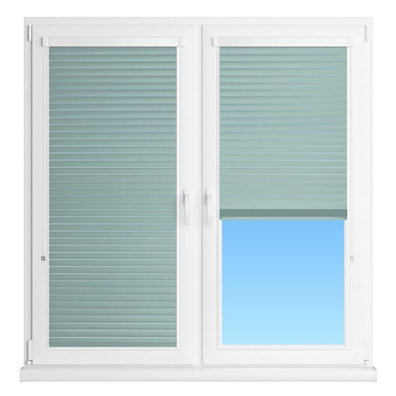INTEGRA G-FORM Горизонтальные кассетные жалюзи Изолайт, Изотра Хит, 16 мм, 6002 голубые