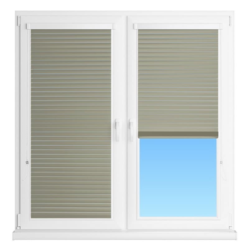 INTEGRA G-FORM Горизонтальные кассетные жалюзи Изолайт, Изотра Хит, 25 мм, 8020 серые